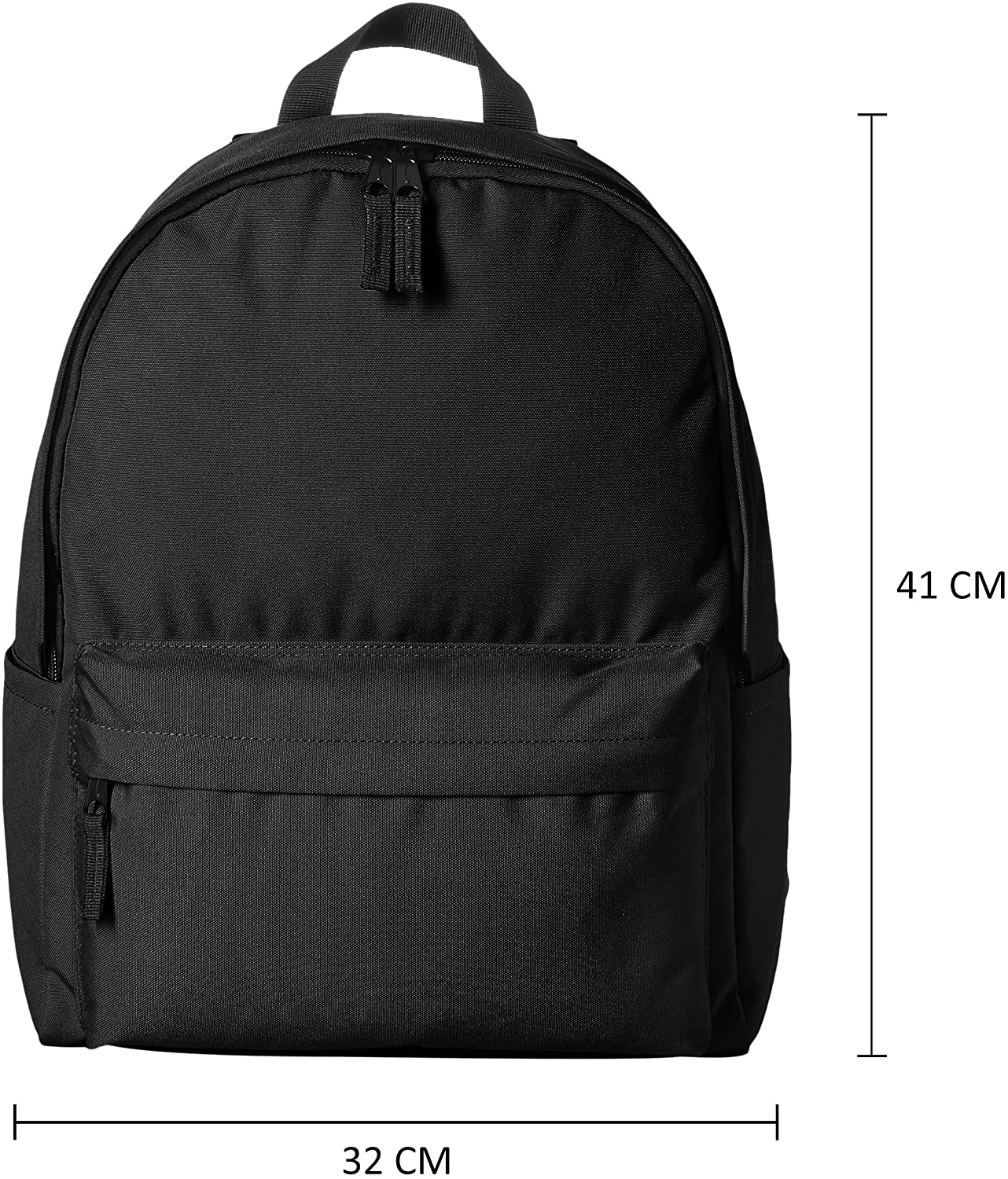 MJM Classic students Backpack - Black