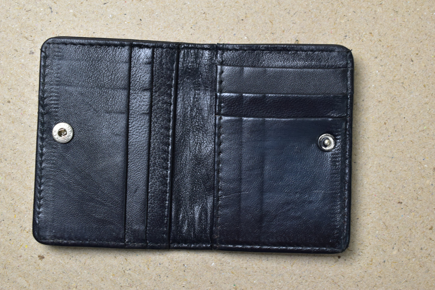 MJM GENIUINE LEATHER BLACK CARD HOLDERS