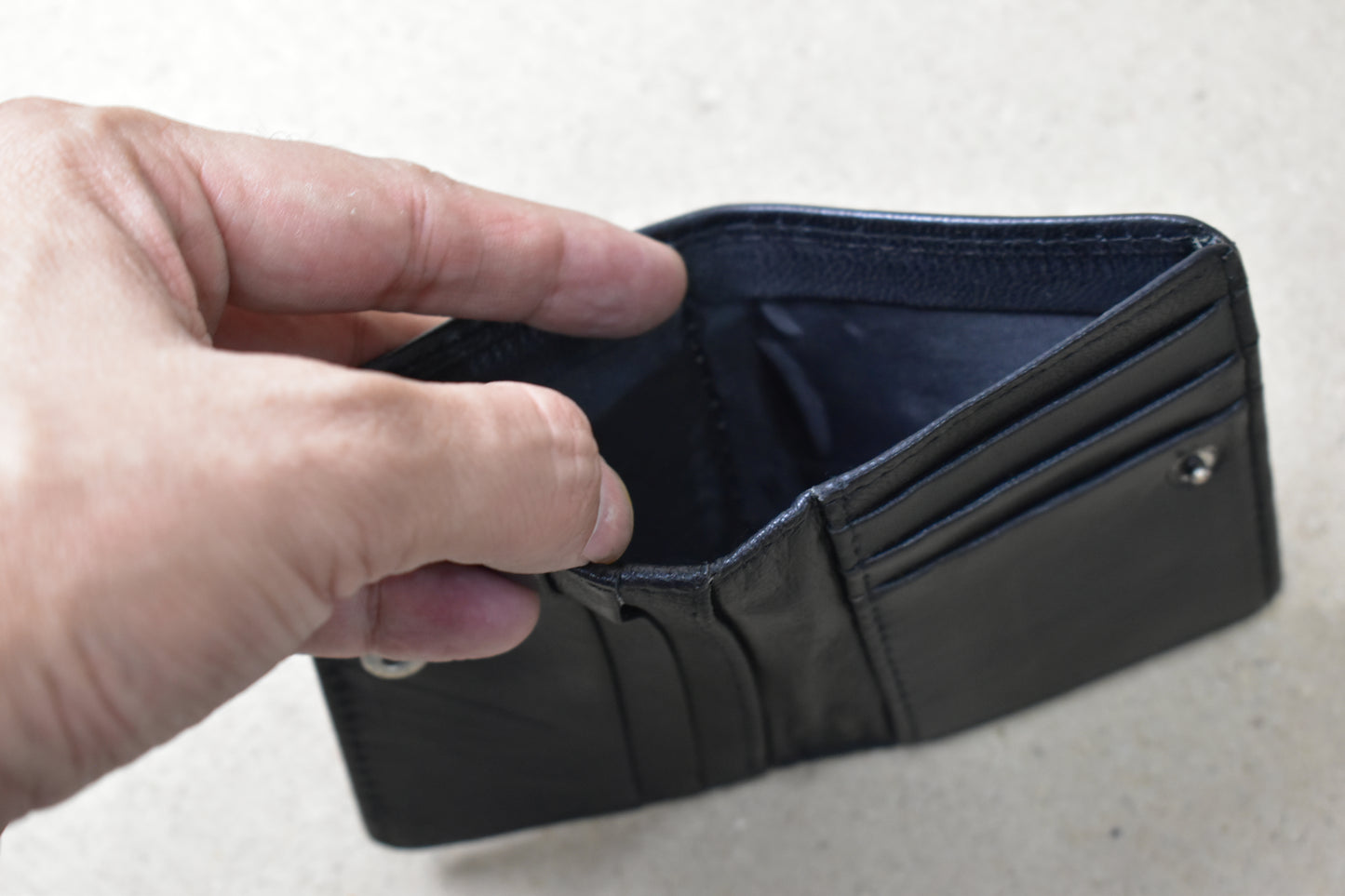MJM GENIUINE LEATHER BLACK CARD HOLDERS