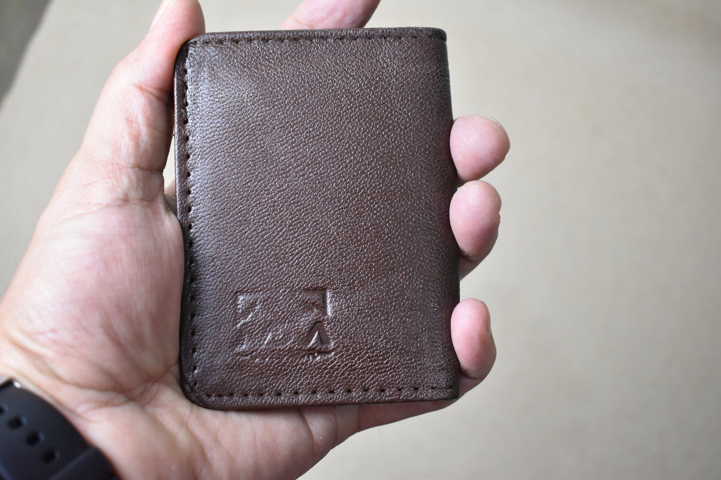 MJM GENIUINE LEATHER BROWN CARD HOLDERS