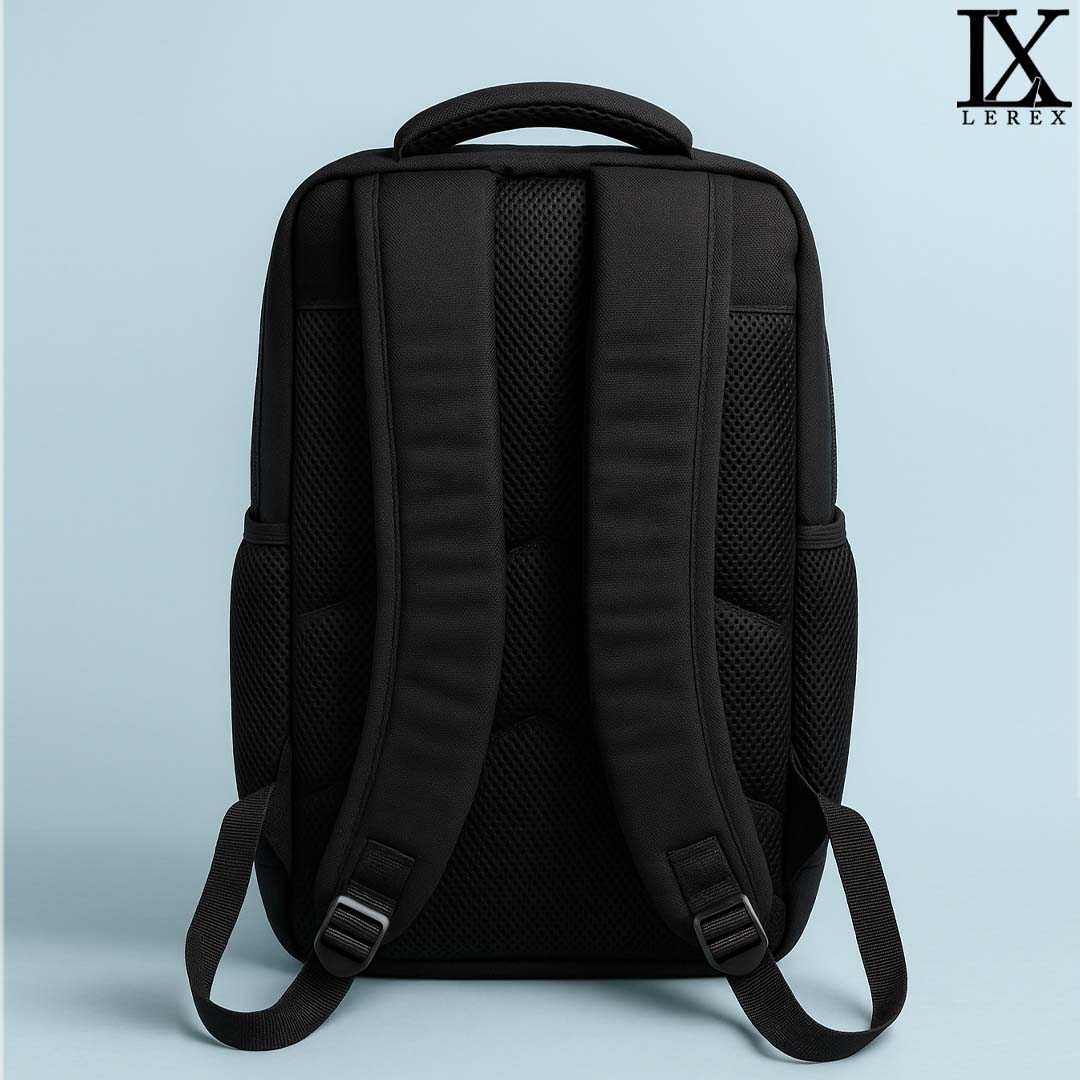 LX Carbon Black laptop Backpack