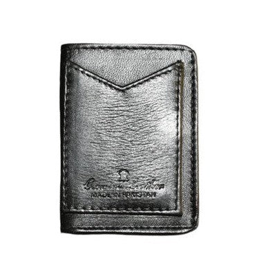 MJM GENIUINE LEATHER BLACK CARD HOLDERS
