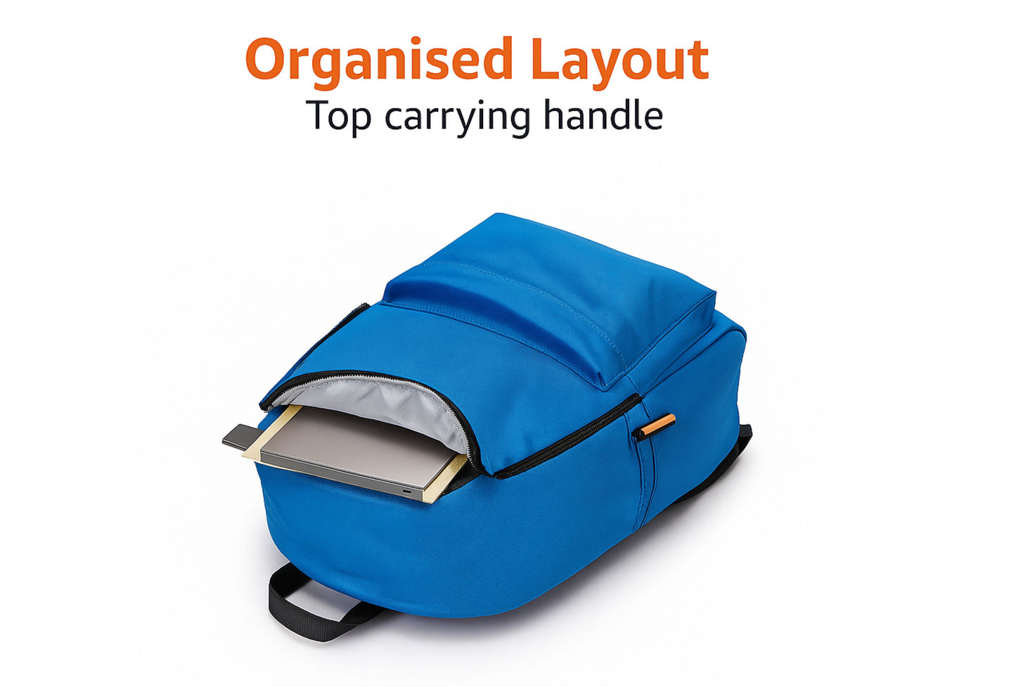 MJM Classic students Backpack - Blue