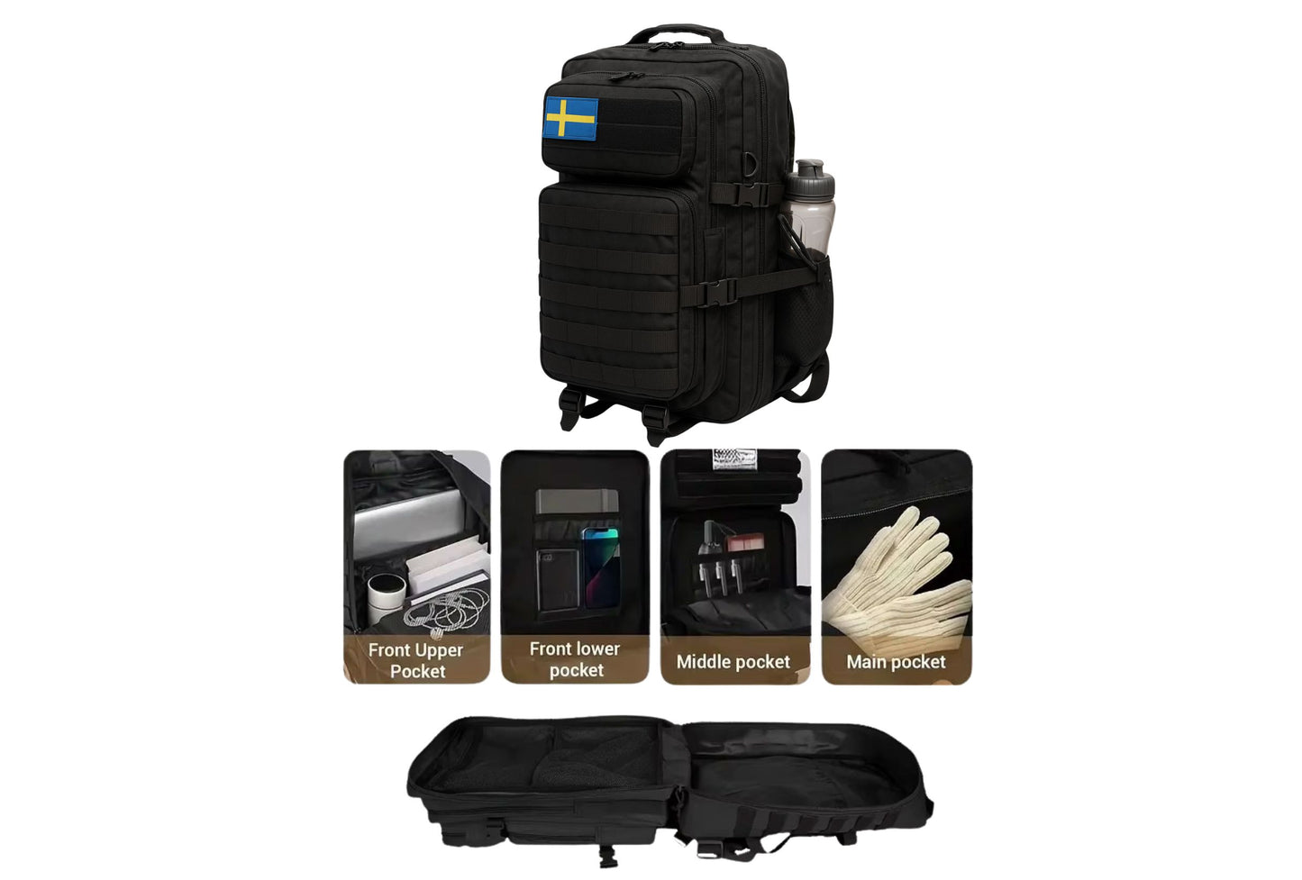 Swedish defender tactical backpack