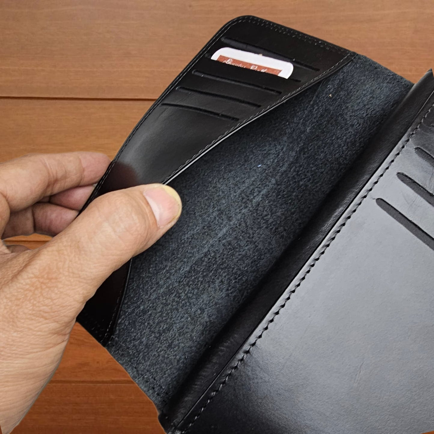 MJM GENUINE LEATHER LONG WALLETS