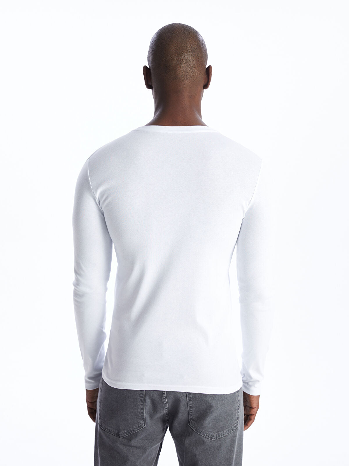 Basic Plain Full Sleeve 100% Cotton White Shirt