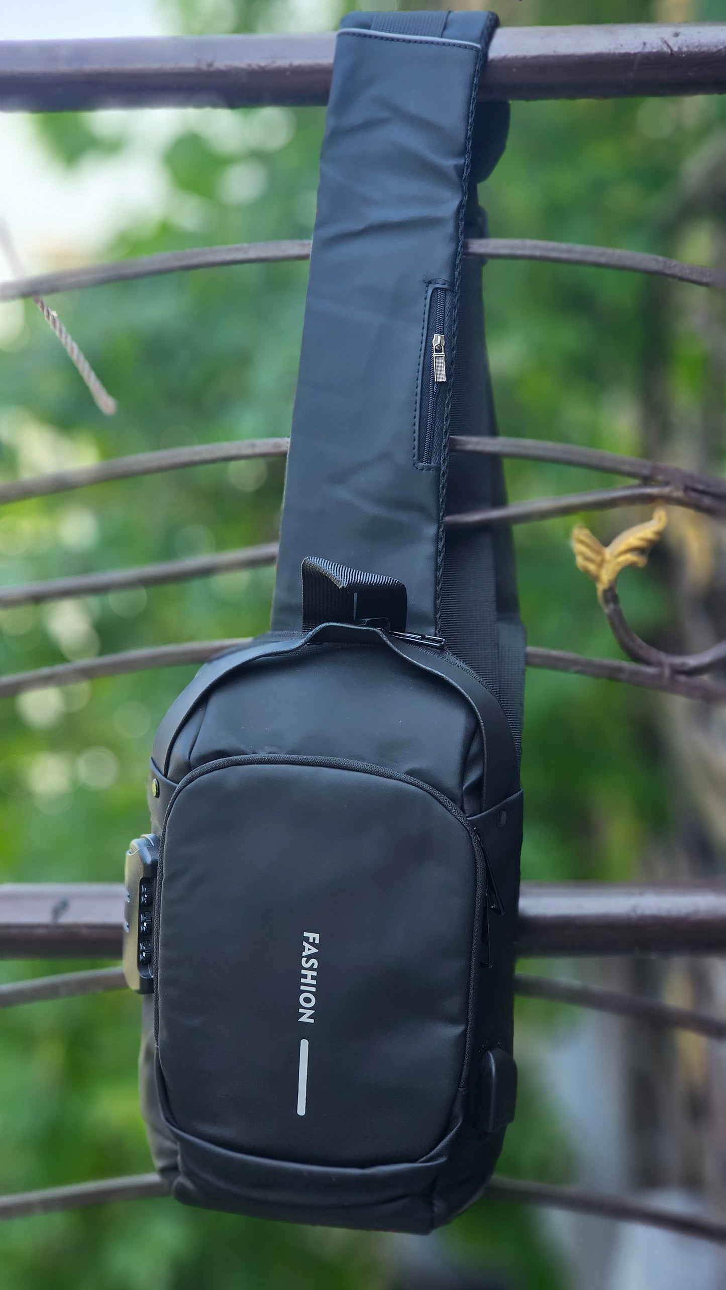 Sleek antitheft sling bag