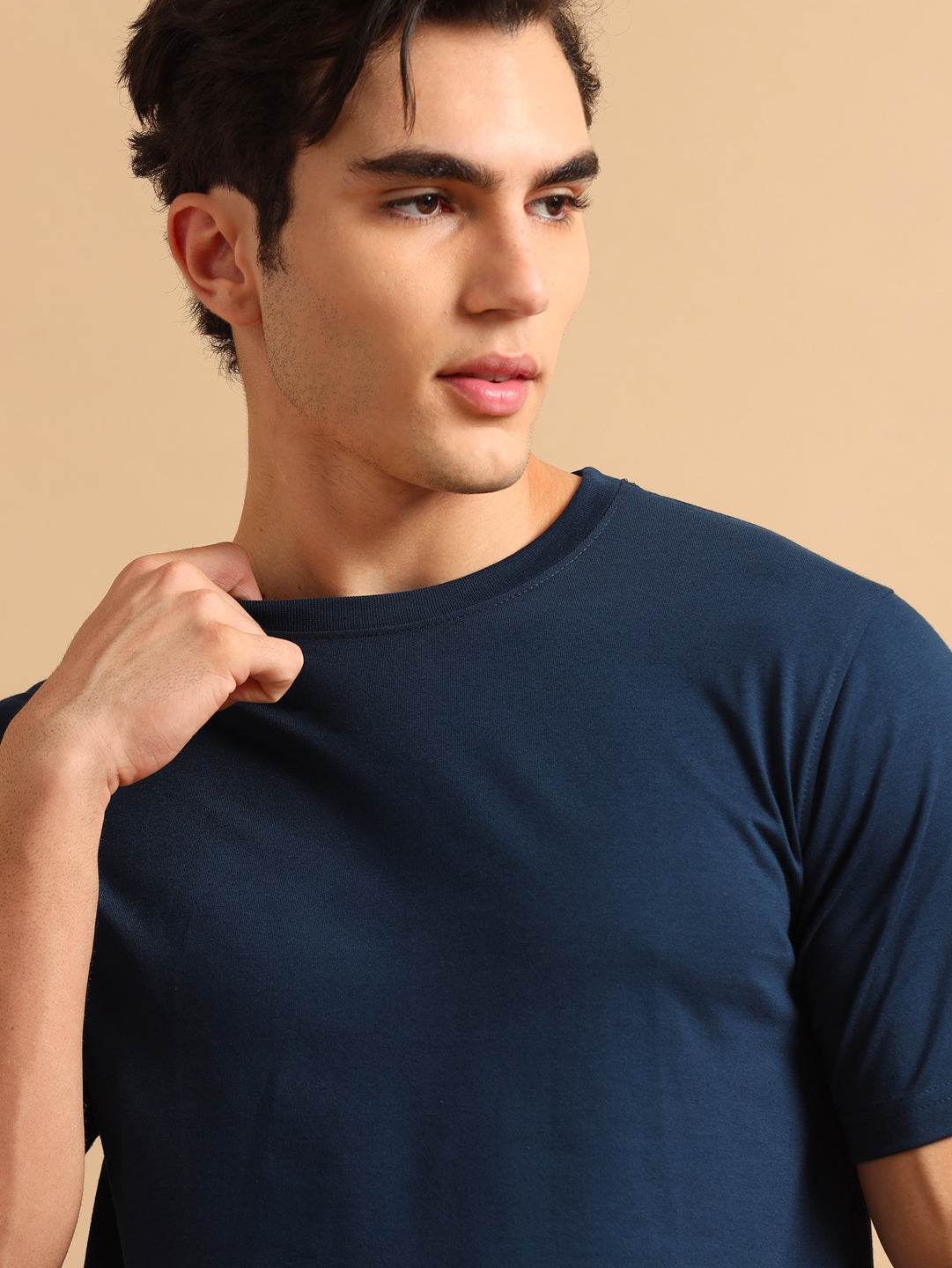 Basic plain t shirts navy