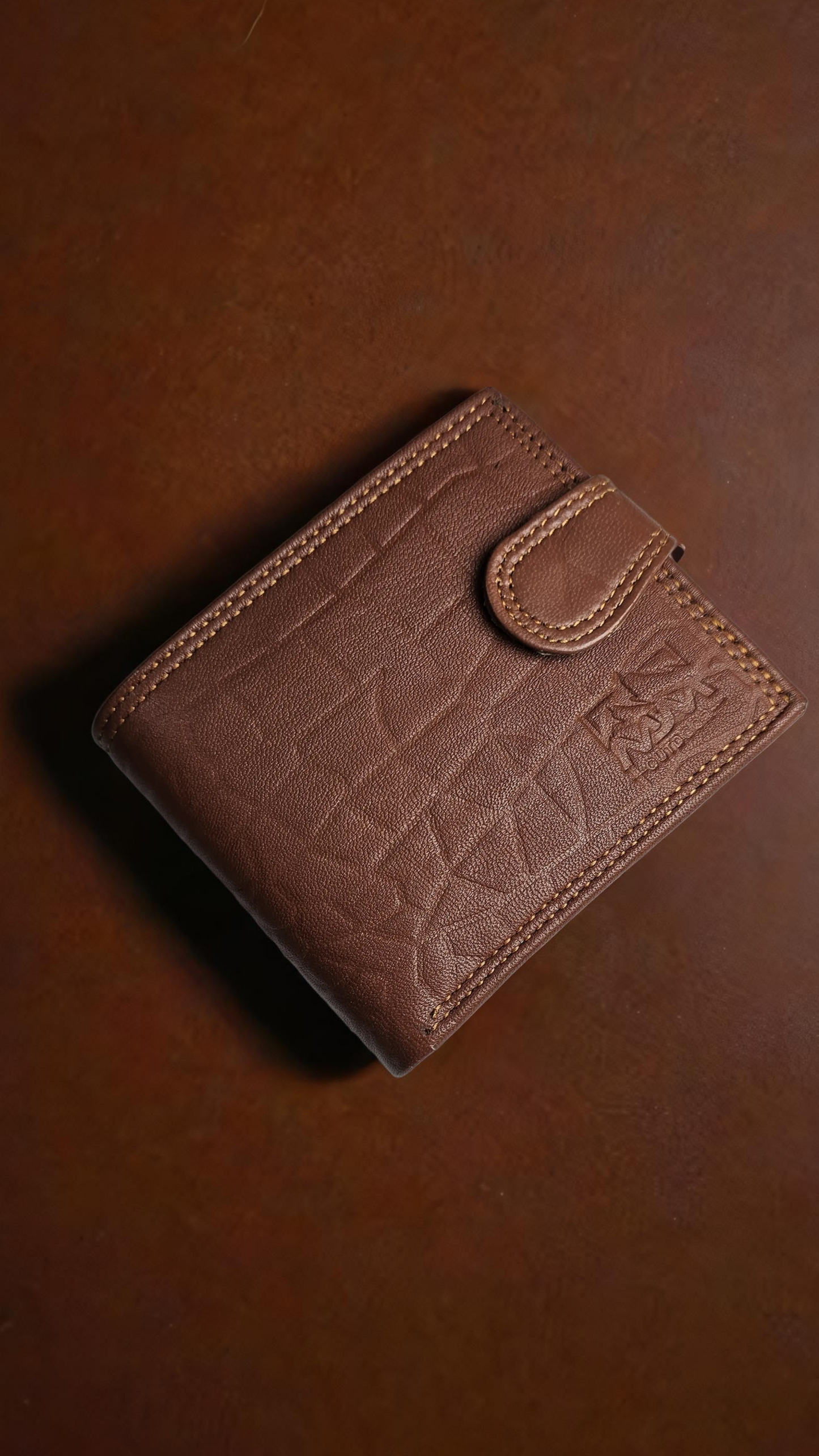 MJM COW LEATHER trifold wallets