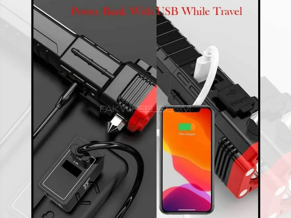 Multifunctional 4 in 1 powerful torch