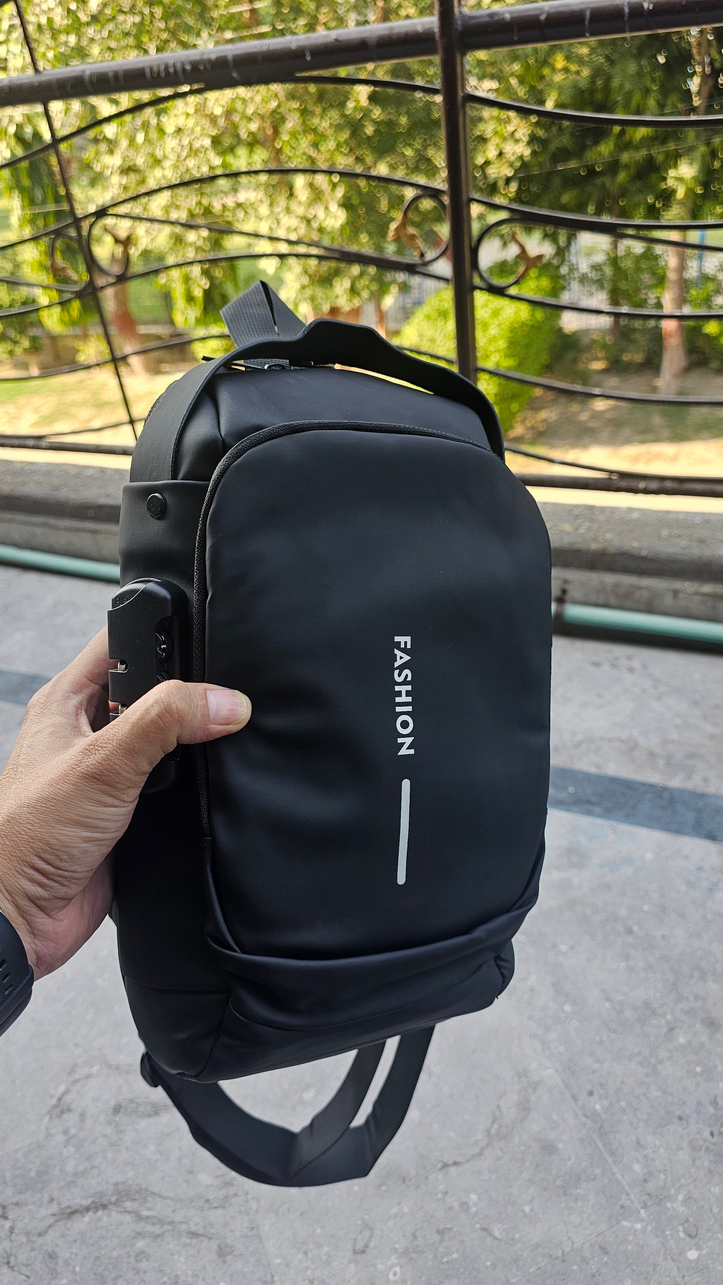 Sleek antitheft sling bag