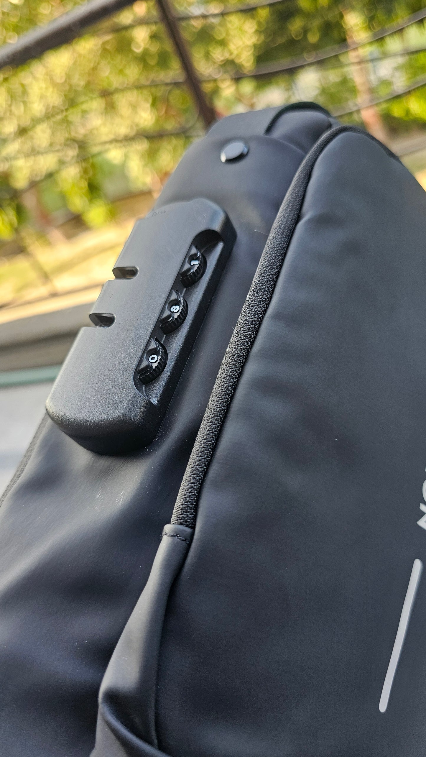 Sleek antitheft sling bag