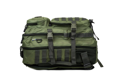 Army Assault Backpack with Net pockets  Green - 45L