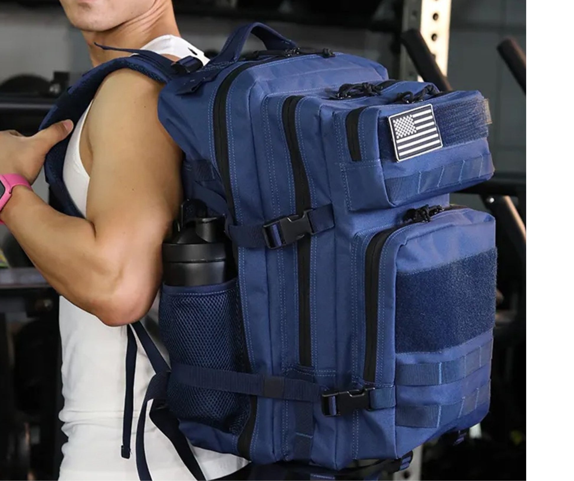 blue tacticle laptop backpack Multipurpose tactical Backpack 45L – MJM Outdoor