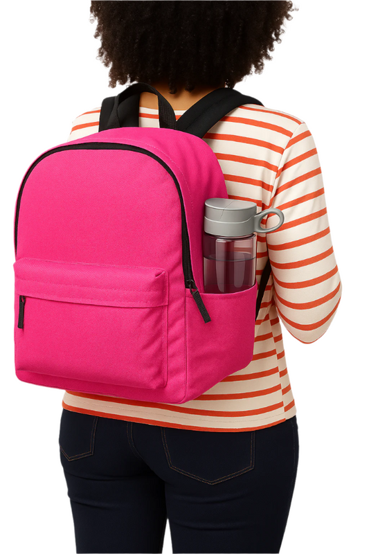 MJM Classic students Backpack - Pink