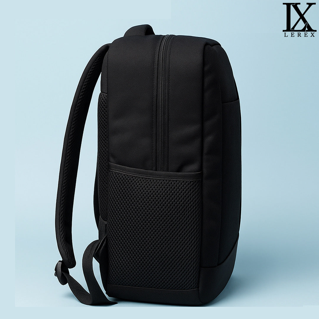 LX Carbon Black laptop Backpack
