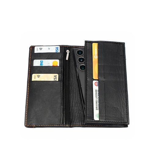 MJM GENUINE LEATHER LONG WALLETS