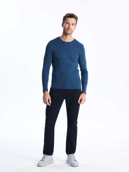 Basic Plain Full Sleeve 100% Cotton Navy Shirt