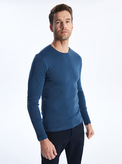 Basic Plain Full Sleeve 100% Cotton Navy Shirt
