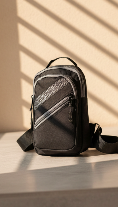 Lightweight compact sling bag