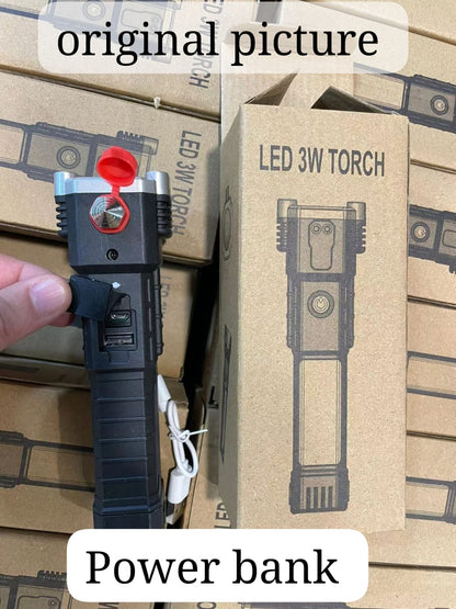 Multifunctional 4 in 1  powerful torch