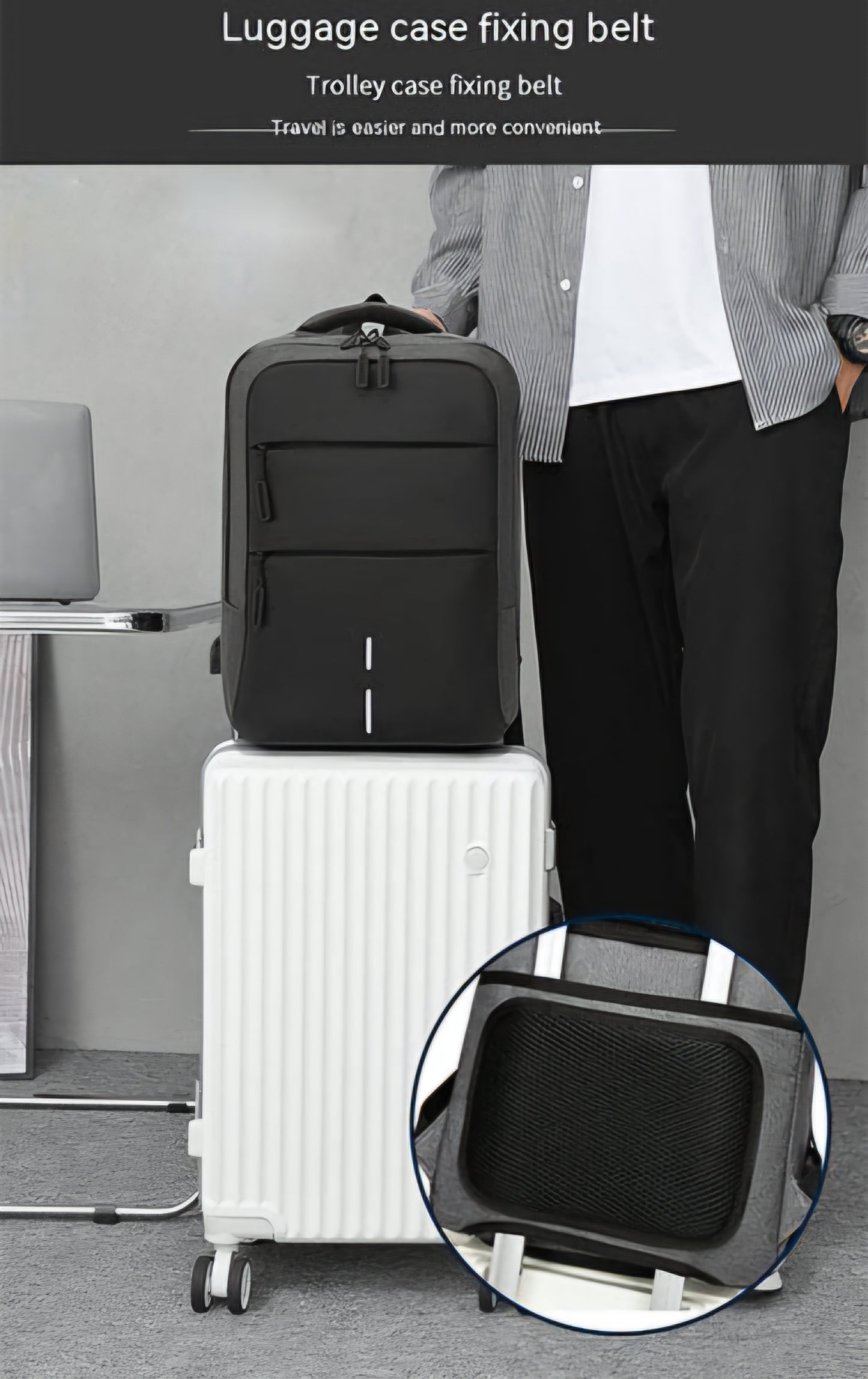 Executive laptop backpack