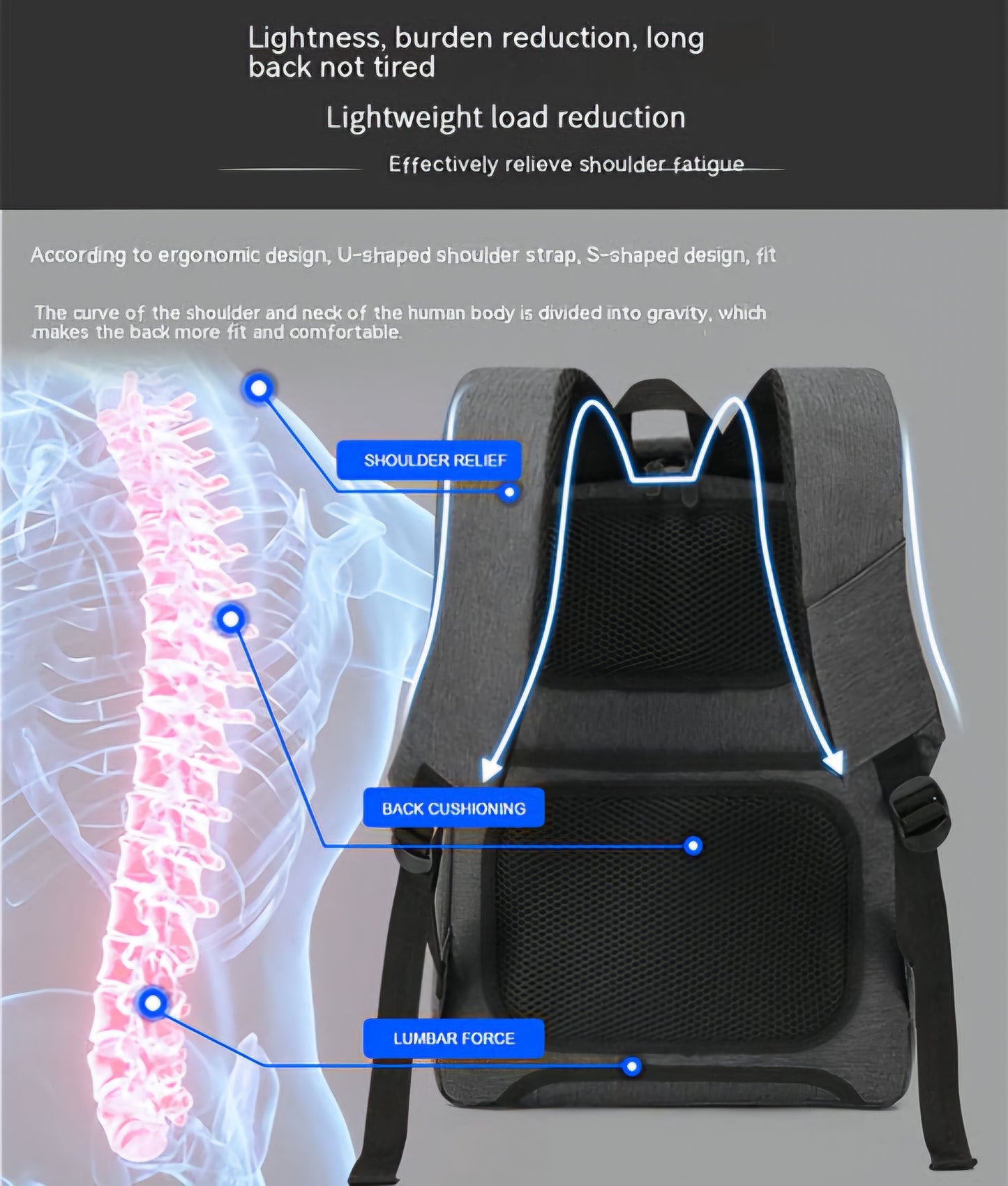 Executive laptop backpack