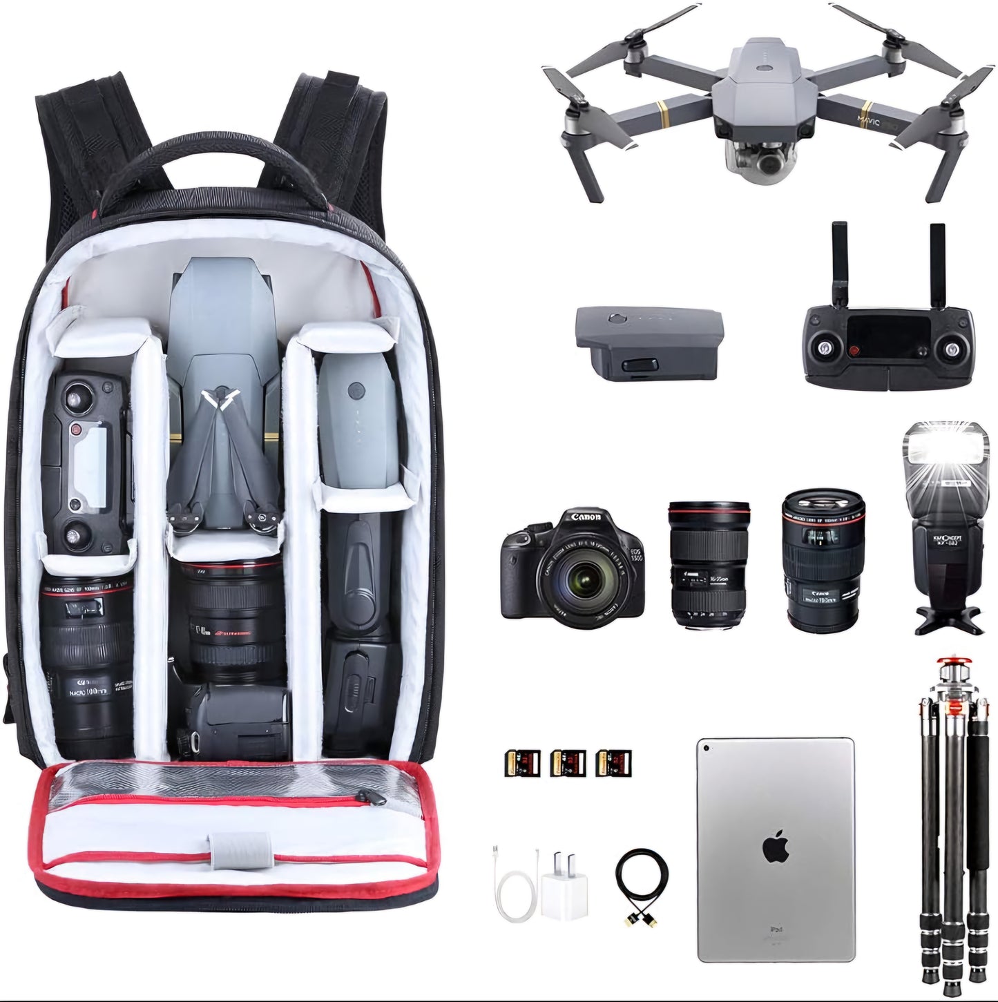 DsLR professional camera backpack