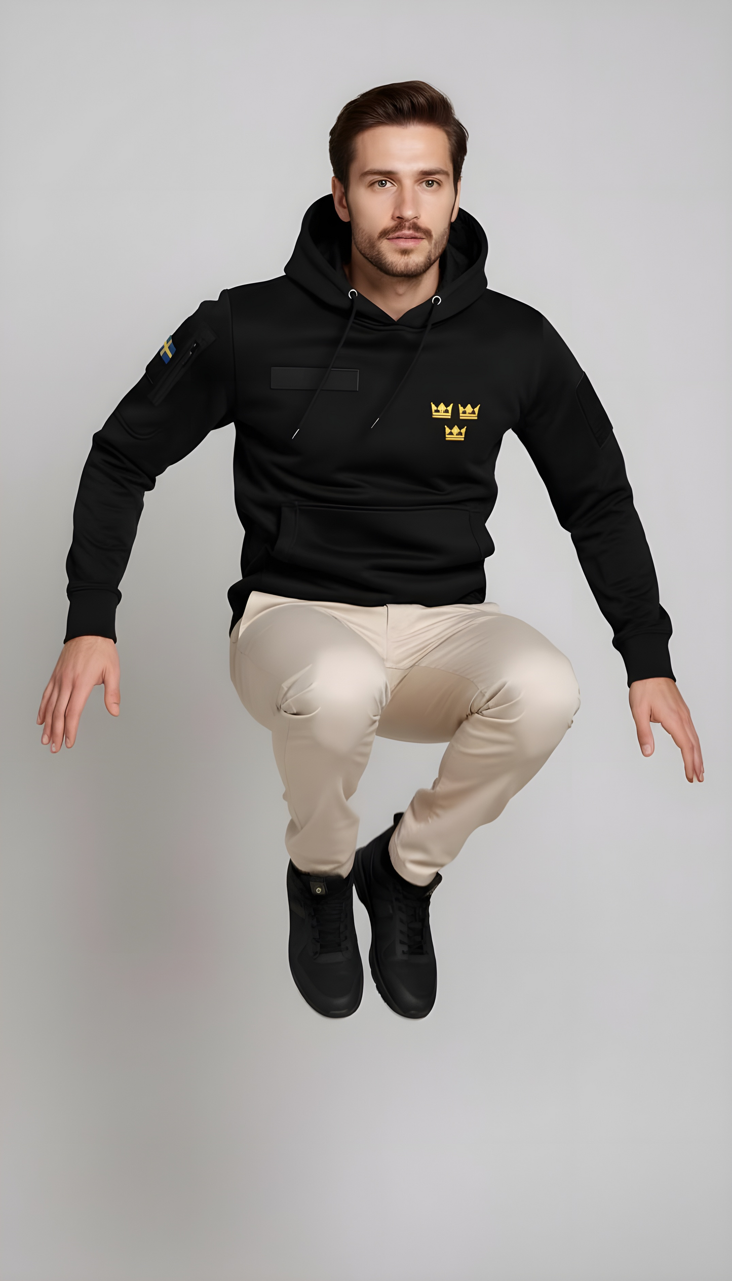 MJM LSF TACTICAL PULLOVER Black