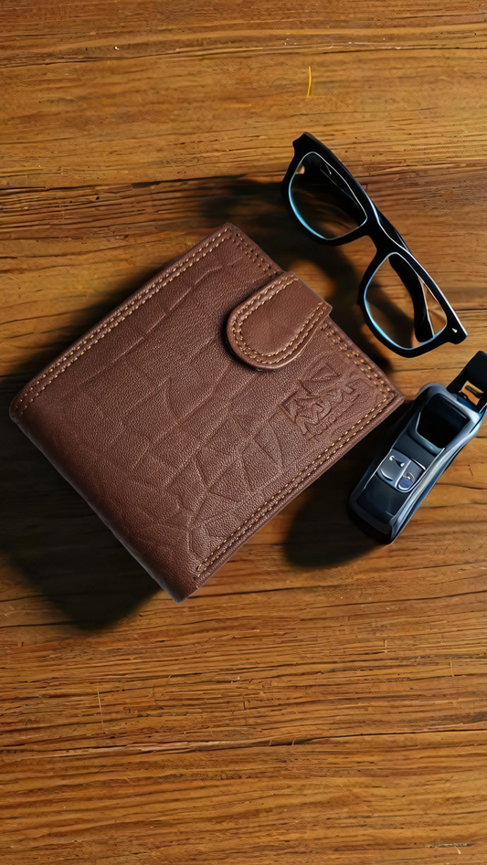MJM COW LEATHER trifold wallets