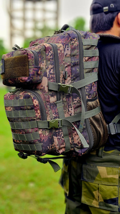 Camouflag 45 liter tactical backpack
