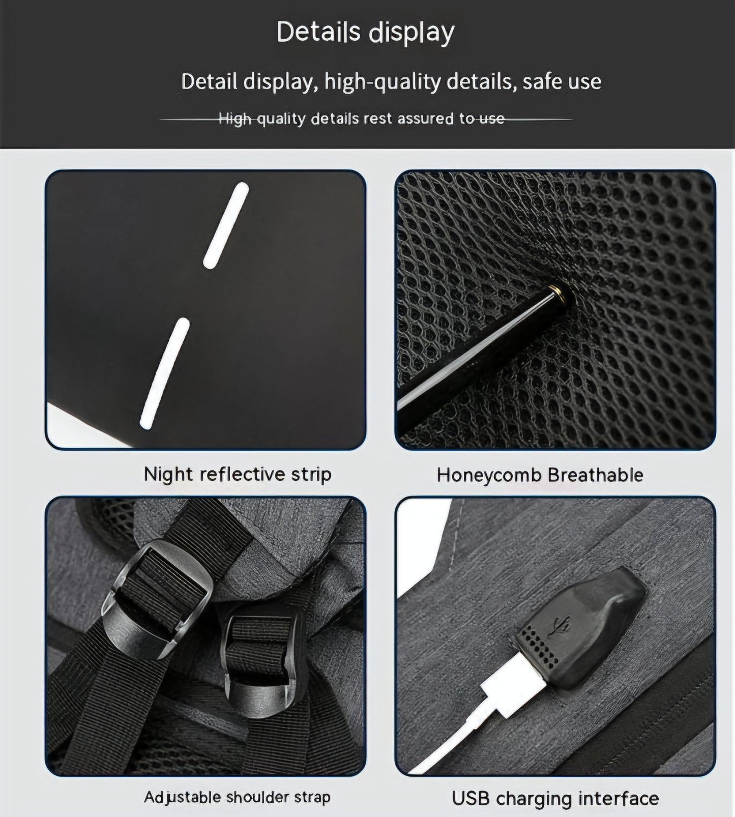 Executive laptop backpack