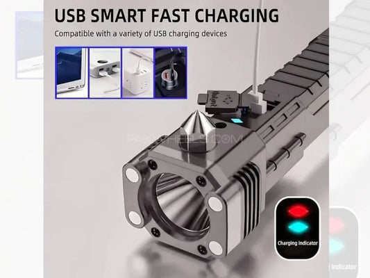 Multifunctional 4 in 1  powerful torch
