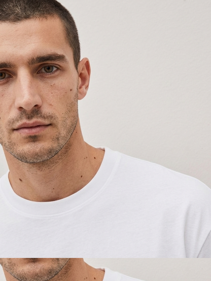 Basic plain t shirt white