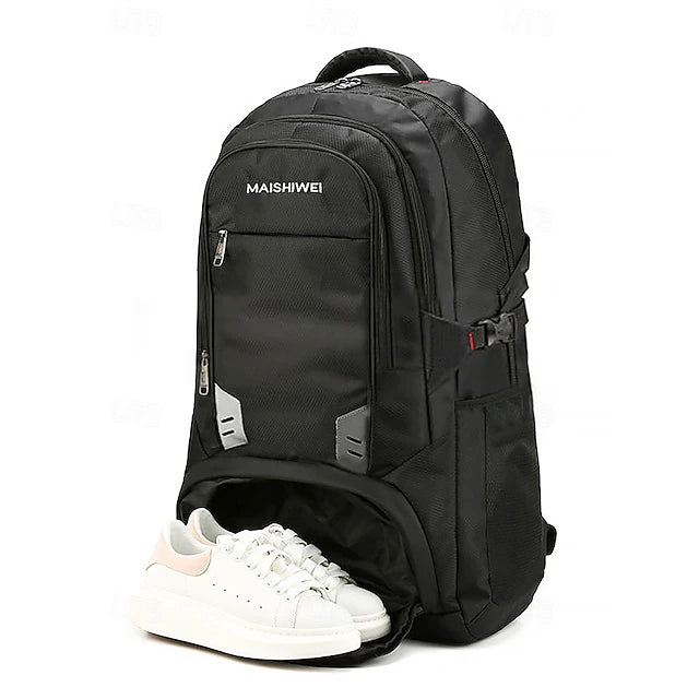 70 liter backpack with laptop 70L bivouac ventilated external frame and ripstop nylon Thickened shoulder straps and waist belt with plenty sponge padding help to relieve your burden Universal Fit with Adjustable BeltBuilt Osprey Fairview 70 Travel Pack