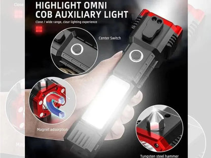 Multifunctional 4 in 1  powerful torch