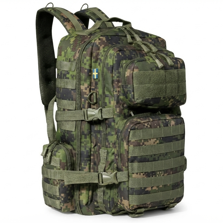 Tactical Military Backpack – Digital Camouflage