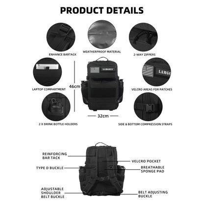 Multipurpose tactical  Backpack 45L